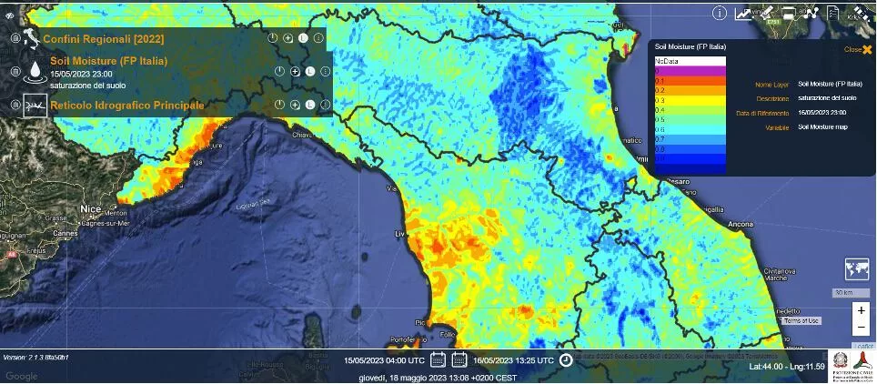umidita suolo 15 maggio 2023 jpeg